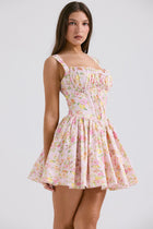 ANVA Lace Backless Mini Dress