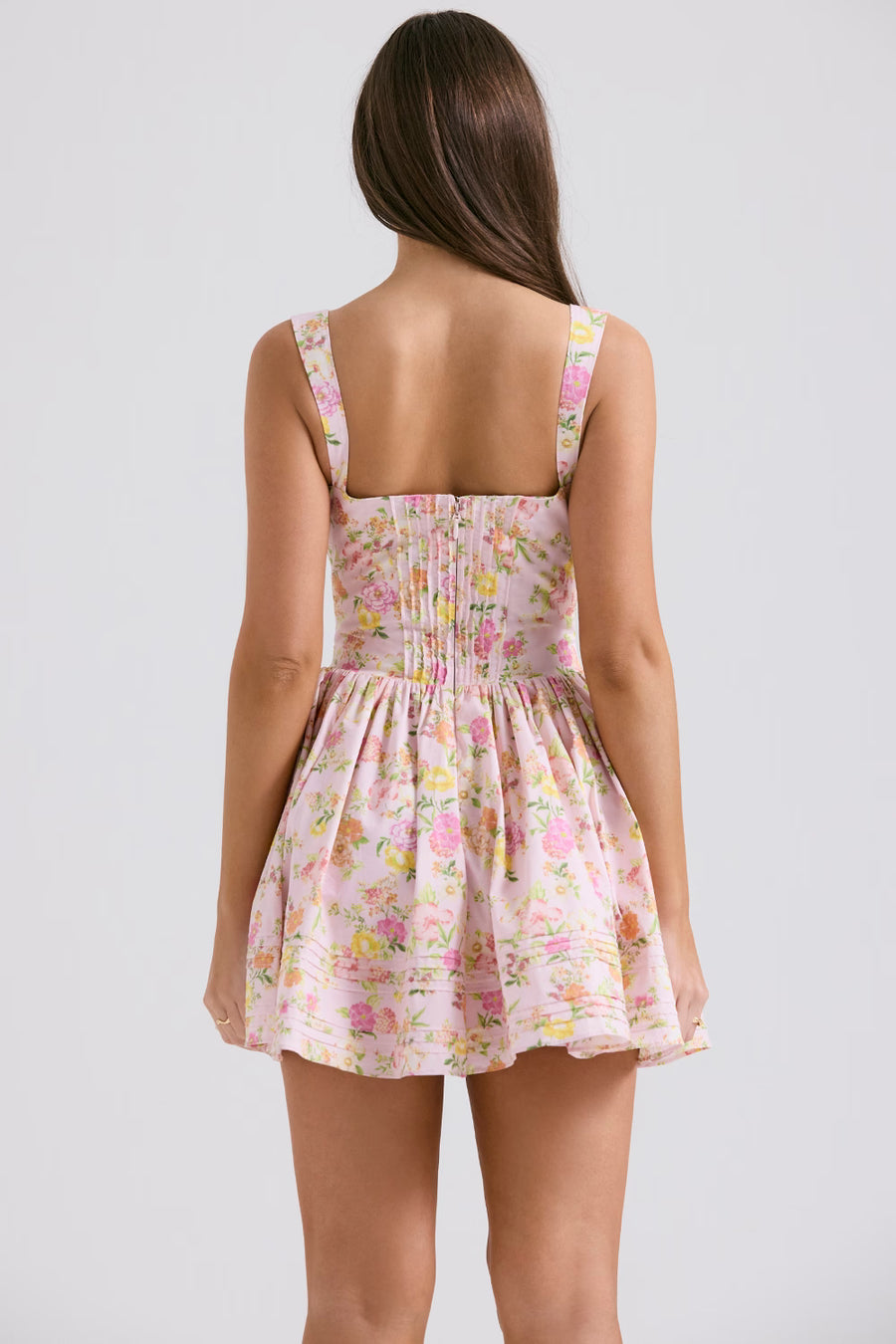 ANVA Lace Backless Mini Dress
