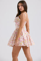 ANVA Lace Backless Mini Dress