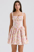 ANVA Lace Backless Mini Dress