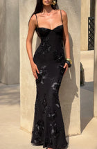 ASWA Off-Shoulder Maxi Dress