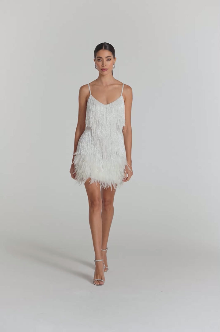 AIYA Sequin Mini Dress