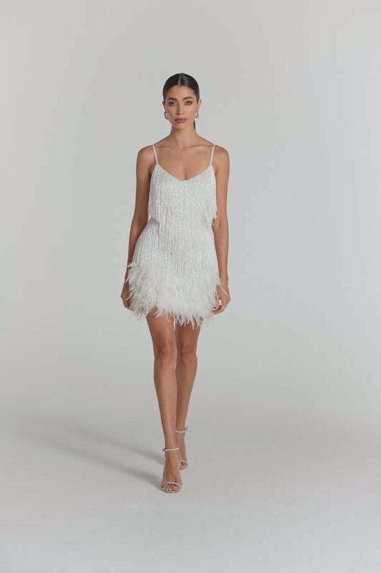 AIYA Sequin Mini Dress