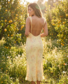 AGLA Floral Backless Dress