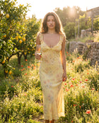 AGLA Floral Backless Dress