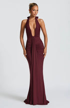 AUUA Halter Maxi Dress