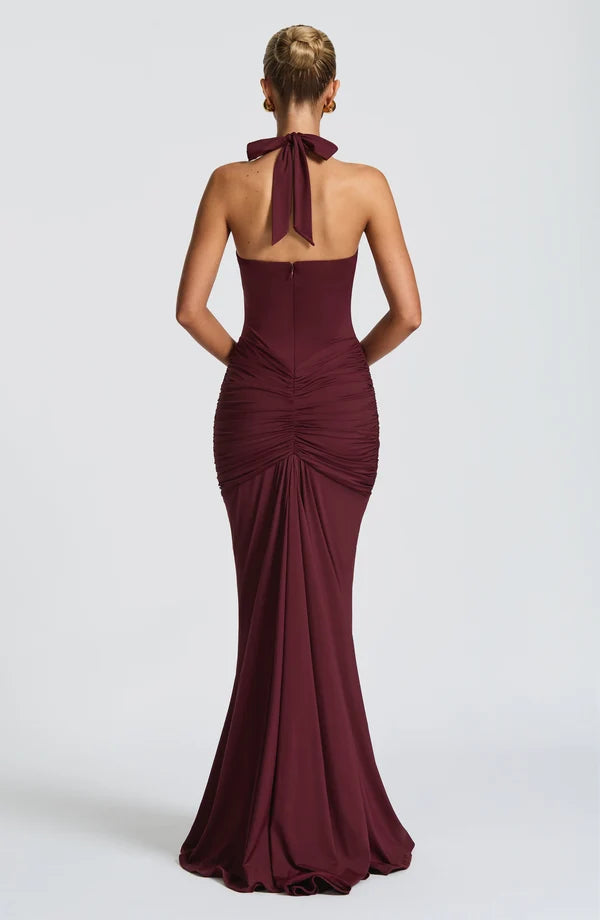 AUUA Halter Maxi Dress