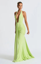 AUUA Halter Maxi Dress