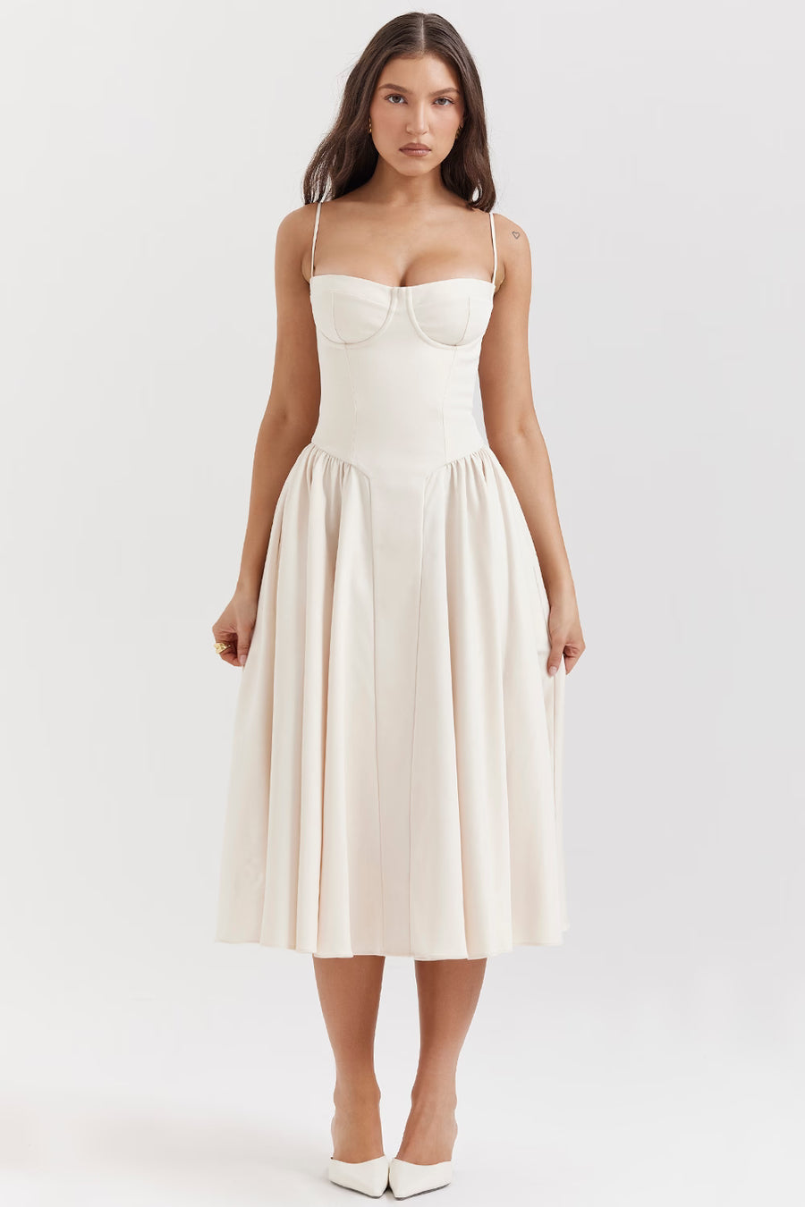 AOEA Backless Midi Dress