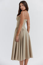 AOEA Backless Midi Dress