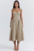AOEA Backless Midi Dress