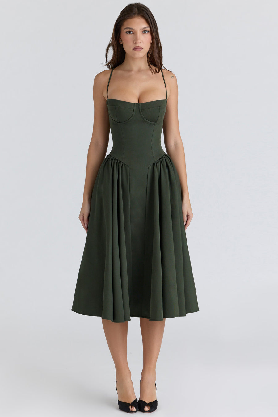 AOEA Backless Midi Dress
