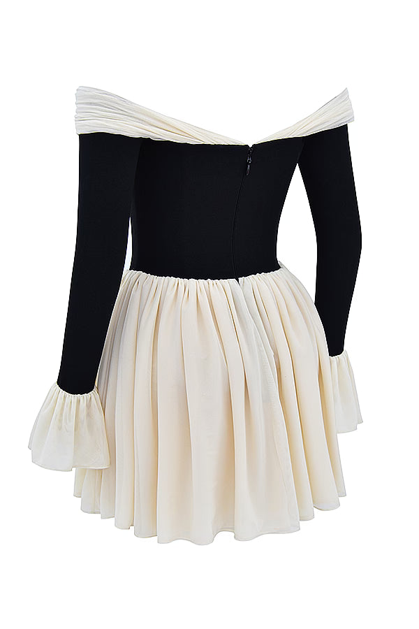 AMHA Lace Off-Shoulder Mini Dress