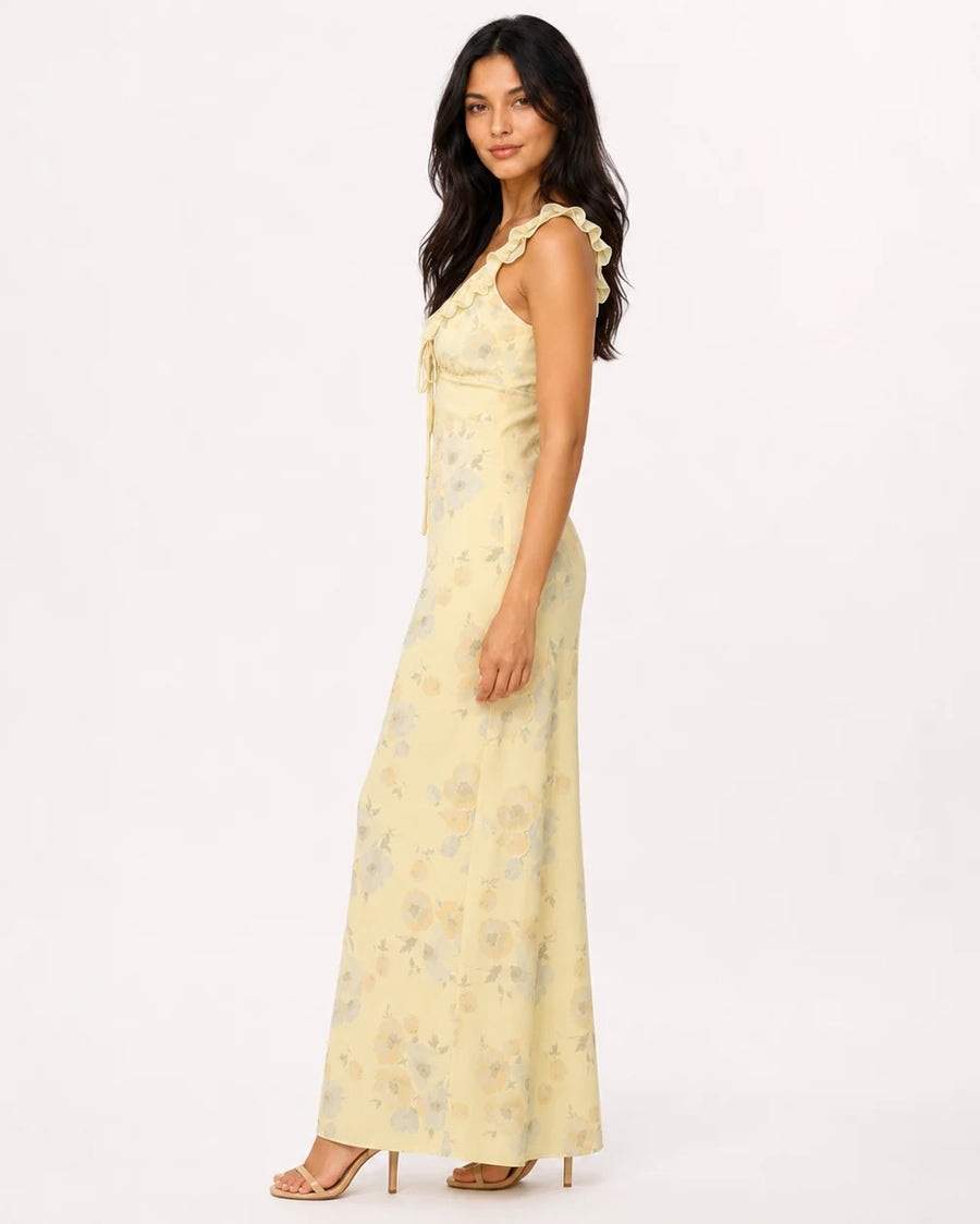 AGLA Floral Backless Dress