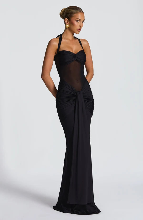 APZA Halter Maxi Dress