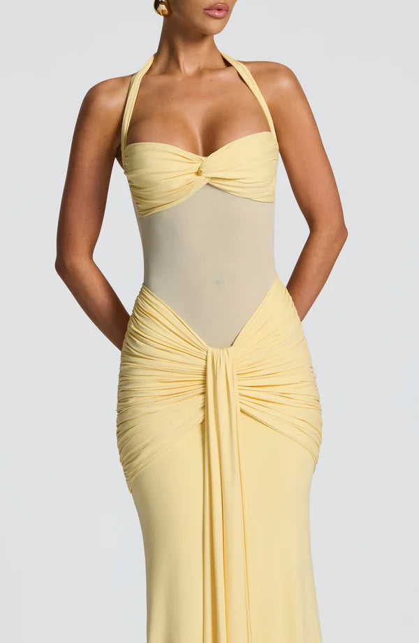 APZA Halter Maxi Dress