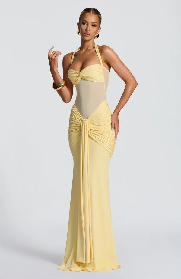 APZA Halter Maxi Dress