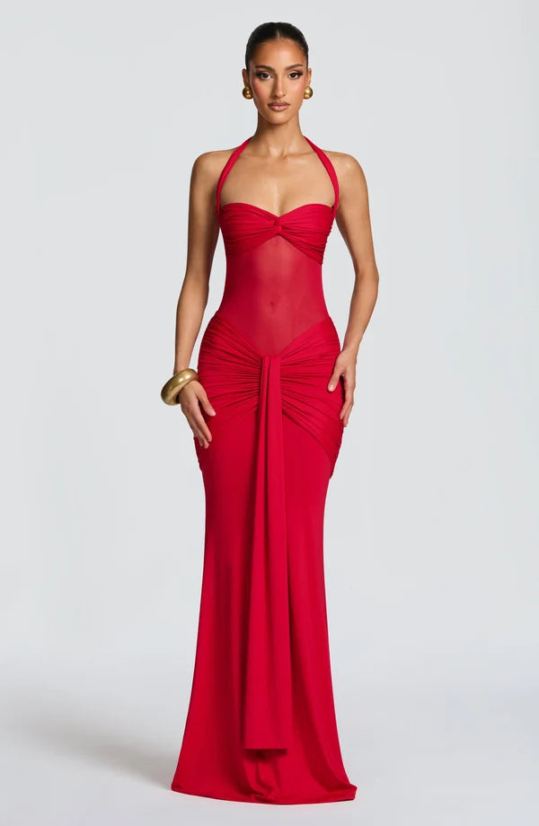 APZA Halter Maxi Dress